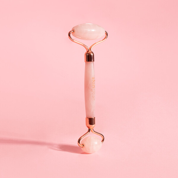 Rose Quartz Roller in Pink